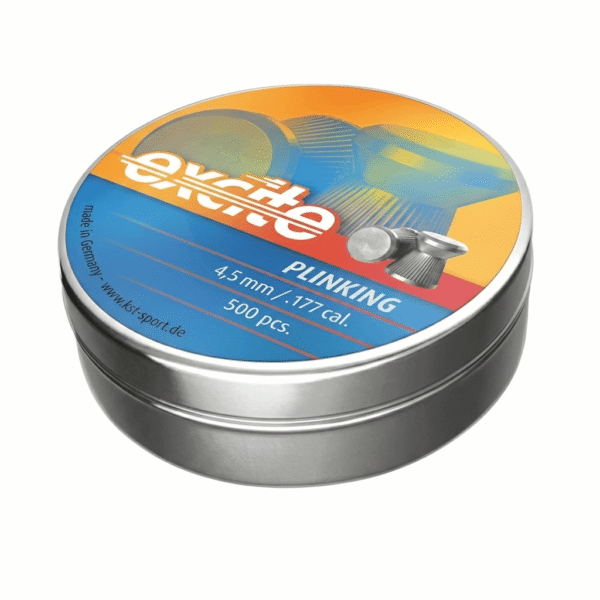 H&N Excite Plinking Pellets, Wadcutter .177 Cal, 7.25 Gr 500ct